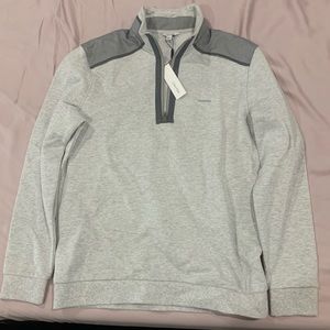 NWT Calvin Klein quarter zip pullover